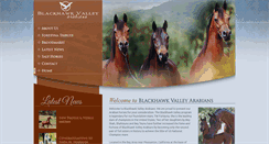 Desktop Screenshot of blackhawkvalleyarabians.com